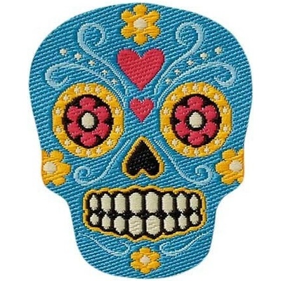 Nažehlovačka Lebka Los Muertos 3,6 x 3 cm Monoquick