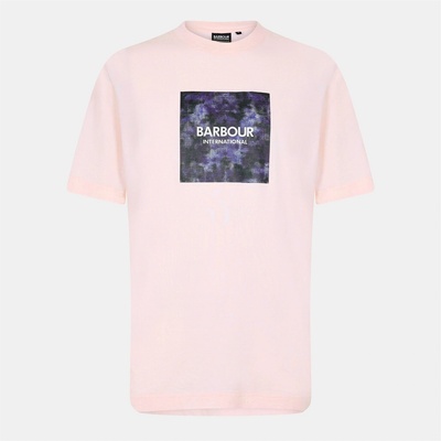 Barbour International Тениска Barbour International Camo Graphic Print T-shirt - Qurtz Pink PI59