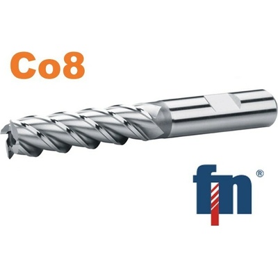 Fréza válcová čelní 40x125mm 6bř. HSS Co8 weldon , DIN844 , Typ N 141218.40032