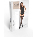 Kompresivní zdravotní punčochy Maxis Relax Premium stehenní punčochy s krajkou black magic