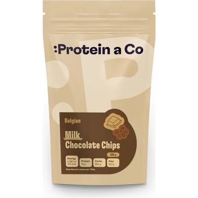 Protein & Co. Čokopecky Mliečna belgická čokoláda 200 g
