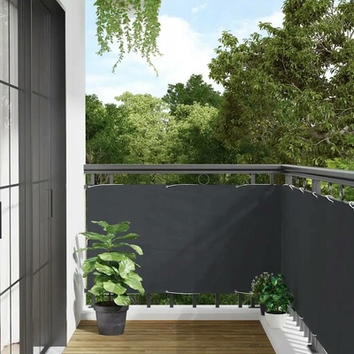 ZÁSTĚNA NA OPLOCENÍ ANTRACITOVÁ 300X120CM PVC