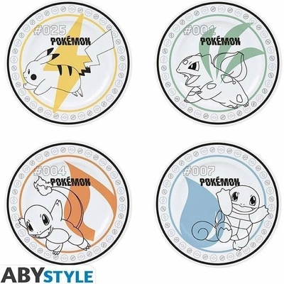 imago Sada tanierov Pokémon Pikachu & Starters 4 ks