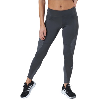 Dámské běžecké legíny Adidas Fast Running Primeblue Leggings Women Grey Six / Grey Four
