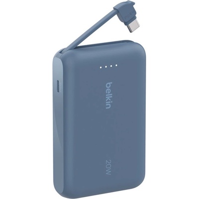 Belkin BOOST CHARGE™ USB-C Power Delivery s integrovaným USB-C kabelem, 10000mAh, 20W, modrá