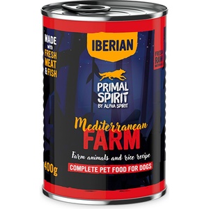 PRIMAL Spirit Iberian Mediterranean Farm, консерва 400 г