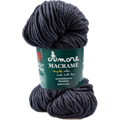 Borgo de' Pazzi Amore Cotton Macrame 68 Půlnoční modrá