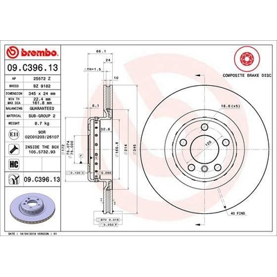 BREMBO 09.C396.13