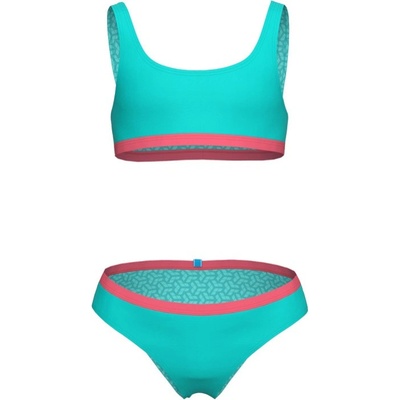 Arena Essentials Bralette Bikini Girls Water/Calypso Coral