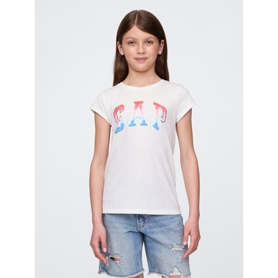 GAP Детска риза с логото на GAP GAP | Byal | Момичешки | XS