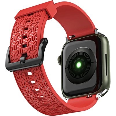 HQWear Каишка Y, за Apple Watch 7 / SE (41/40/38mm), Червен (9145576255490)