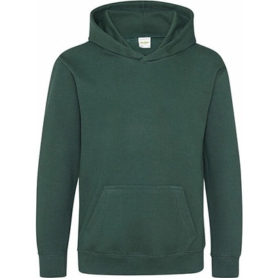 Just Hoods Kids Hoodie Color Forest Green