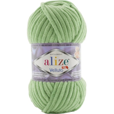 Alize Velluto Farba: svetlozelená 103
