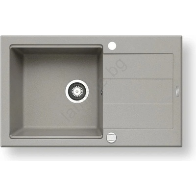 Pyramis 70083801 - Кухненска мивка SPARTA PLUS LUX 78x48 см гранит/сива (PY0026)