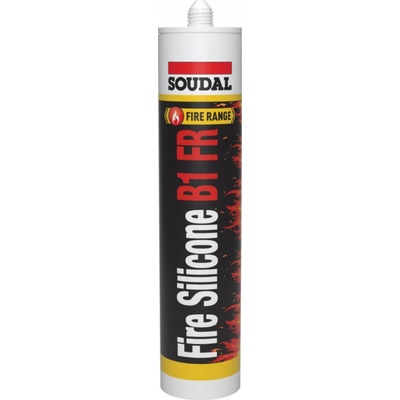 Ohnivzdorný silikon Soudal bílý 300 ml