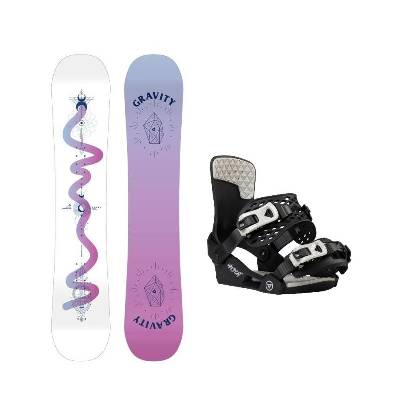 Gravity Fairy 24/25 juniorský snowboard + Gravity Wildcat black vázání - 135 cm + S (EU 33)