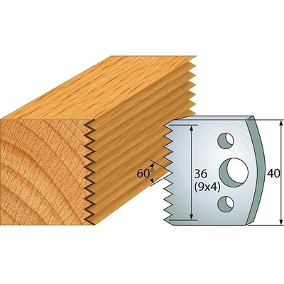 IGM Professional IGM Profil 117 - pár nožov 40x4mm SP F026-117