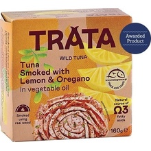 Trata Tuniak údený v rastlinnom oleji citrón-oregano 160 g