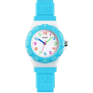 Skmei Детски часовник SKMEI Flower, Светло син, Различни цветове (SKMEI-1483-KIDS-LIGHT-BLUE) Часовници