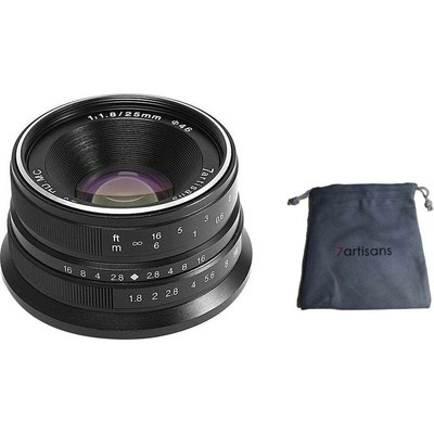 7Artisans 25mm f/1,8 APS-C Sony E 7A-25-APS-C-SE