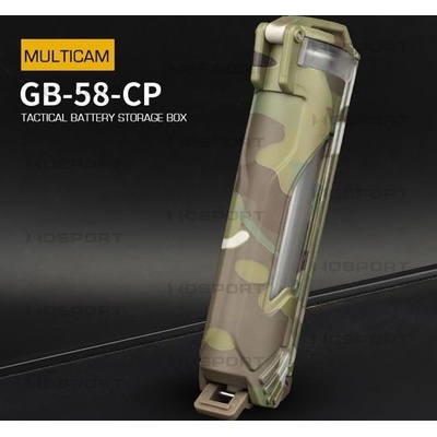 Wosport Taktický Molle box na baterie Multicam