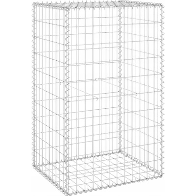 zahrada-XL Gabionová zeď s víky pozinkovaná ocel 60 x 50 x 100 cm