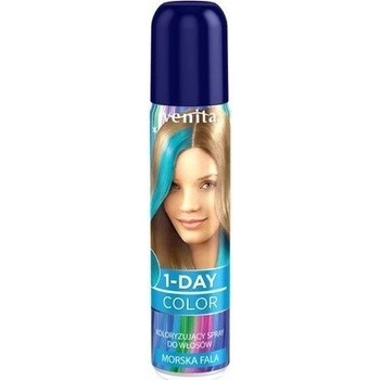 Venita 1-DAY farebný SPREJ NA vlasy modrý 50 ml
