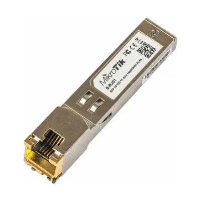 MikroTik Оптичен модул MikroTik S-RJ01, RJ45 SFP 10-100-1000M