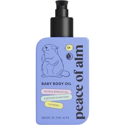 PEACE OF ALM Dětský tělový olej 100 ml