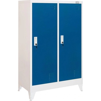 RFG Гардероб RFG, метален, двоен, с две врати, 80 х 40 х 120 cm, (4035180071)