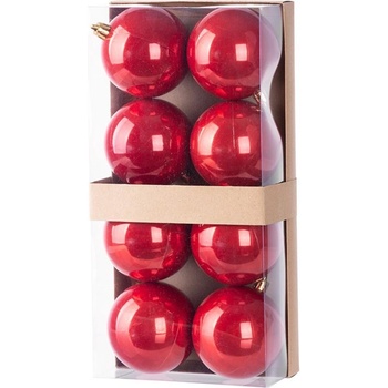 MagicHome GuleVianoce 8 ks červené na vianočný stromček 7 cm