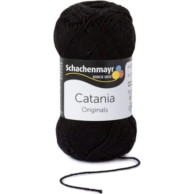 Schachenmayr Catania 00110 Black Плетива прежда (9801210-00110-SCHACHENMAYR)