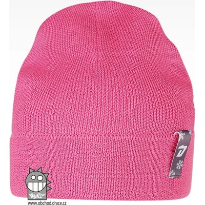Dráče Merino pletená čepice Urban 13 růžová NEON