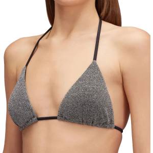 SUNDEK Jennifer lurex triangle bikini top - Grey (Silver)