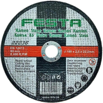 Festa Kotúč na kameň rezný 180 × 2,5 × 22,2 mm 122236
