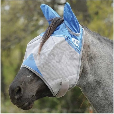 CASHEL Crusader Maska Fly Mask with Ears Blue – Zbozi.Blesk.cz