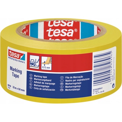 Tesa Vyznačovacia páska lepiaca 50 mm x 33 m žltá