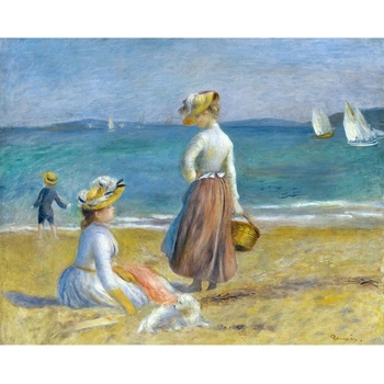 Fedkolor Репродукция на картина на Огюст Реноар - , 50 x 40 cm Figures on the Beach - Fedkolor (Auguste Renoir_16_50x40)