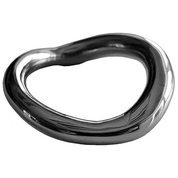 ostatní ROUGE Stainless Steel Ergonomic Cock Ring