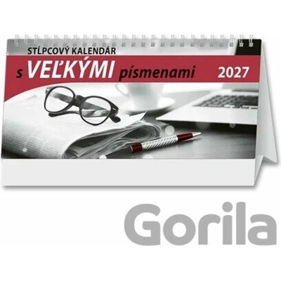 Stolový stĺpcový s veľkými písmenami Spektrum grafik 2027