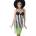 KILLSTAR дамска рокля KILLSTAR - Beetlejuice - Distressed Stripe - KSRA012108