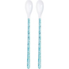 Saro Baby lžičky Ultra Long 2 ks Blue