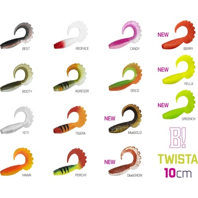 Delphin TWISTA UVs 10cm BOOTY 5ks