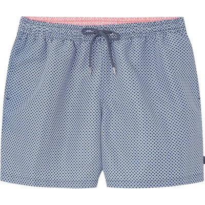 Hackett Бански гащета Hackett Grid swimming shorts - Blue (Navy)