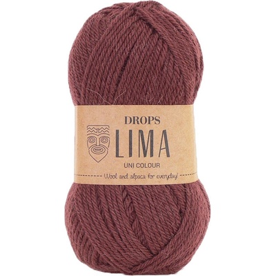 Příze DROPS Lima uni colour - 9023 červenohnědá