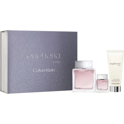 Calvin Klein Euphoria Комплект (EDT 100ml + EDT 15ml + AS Balm 100ml) за Мъже
