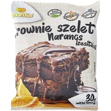 LoveDiet Bezlepkový Brownie rez kakaový s pomarančovou príchuťou 30 g