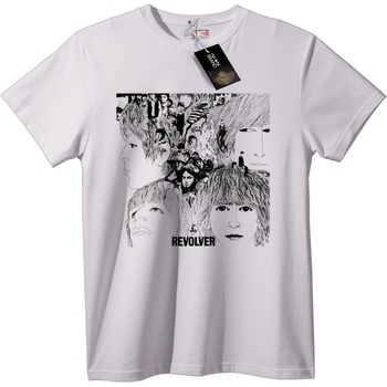 NOONEBRAND THE BEATLES Тениска Revolver Група - XXS, Black