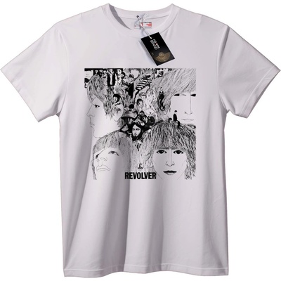 NOONEBRAND THE BEATLES Тениска Revolver Група - XXS, Black