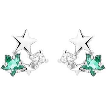 Silenti Jewelry Сребърни обеци "Проблясък